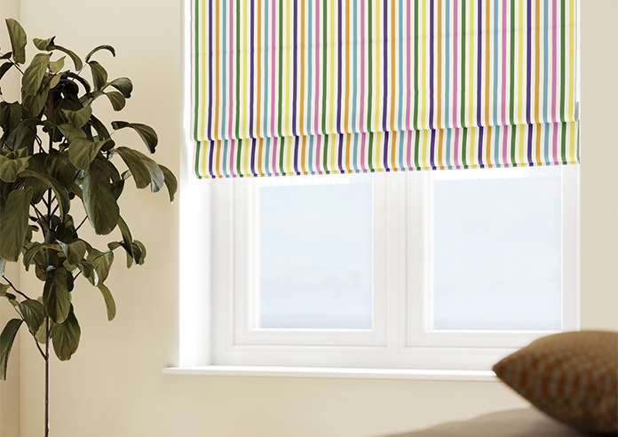 The British Stripe Co. Catherine, Notting Hill No.1 - Twist&Fit Roman Blind - Image 5